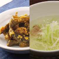 なんばん味噌漬、テールスープの美味しい食べ方